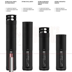 A-TEC Optima 50 6.5mm A-Lock Suppressor
