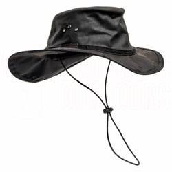Selke 103 Cotton Oilskin Hat Brown