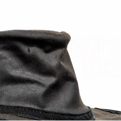 Selke 103 Cotton Oilskin Hat Brown
