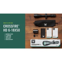 Vortex Crossfire HD Rifle Scope 6-18x50 Illuminated Dead-Hold 2A BDC