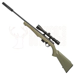 Rossi 8122M Green Stock .22 WMR + 3-9x40 Scope + Suppressor