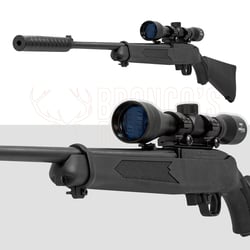 Ruger 10/22 Blued Synthetic .22 LR Rifle + 4x40 Scope + Suppressor