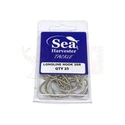 Sea Harvester Longline Hooks Size 20, 25 Pack