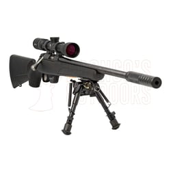 Tikka T1x MTR .22 LR 16" + Burris Droptine Rimfire 3-9x40 Ballistic Plex + 1/2-20 Suppressor + Hy-Skor 6-9" Swivel Bipod