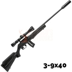 Rossi 7122M .22 WMR + Nikko Stirling Mountmaster Riflescope 3-9x40mm + Nielsen Sonic Suppressor