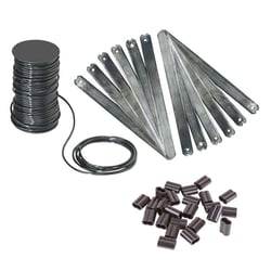 Flambeau Decoy Rigging Kit + 12 Pliable Lead Strap Weights + 100-Foot PVC Decoy Cord + 24 Crimps