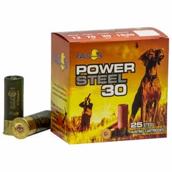 Falcon Power Steel 12ga 2 3/4" 30gm Steel 25 Rounds