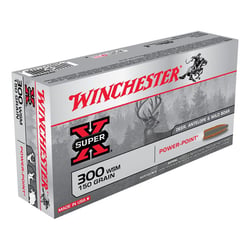 Winchester Super X 300 WSM 150gr Power Point 20 Rounds