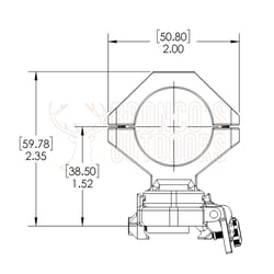 Magne-Tech Magnetic Scope Mount Set 30x38.5mm