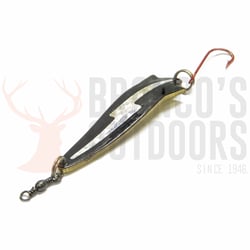 Kilwell Toby Flash Spoon Lure Single Hook Flasher Silver