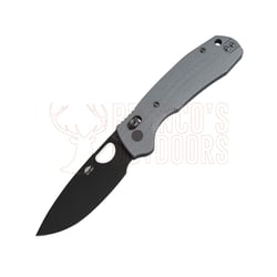 Honey Badger Crossbolt Drop Point Knife Grey G10 Handles D2 Steel - Limited Edition