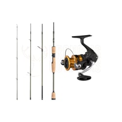 Shimano Stream Flight 6'6" 4-Piece Rod + Shimano FX2500FC Reel