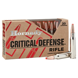 Hornady Critical Defence .308 Win 155gr FTX 20 Rounds