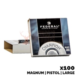 Federal Champion Large Magnum Pistol Primers 100 Count