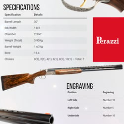 Perazzi SC3 Trap 12ga