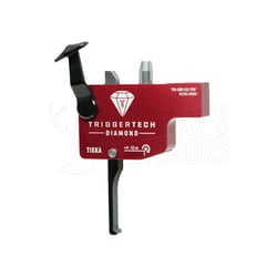 TriggerTech Diamond Trigger Tikka Black Straight-Flat Right-Hand