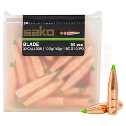 Sako Blade Bullet Projectiles .30 Cal 162gr 50 Count