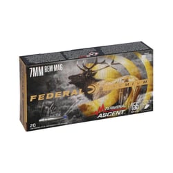 Federal Terminal Ascent 7mm Rem Mag 155gr Polymer Tip 20 Rounds