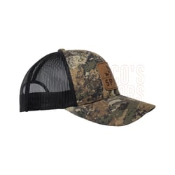 Spika Patch Trucker Cap Mountain Camo Black