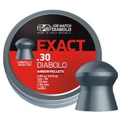 JSB Match Diabolo Exact .30 50.15gr Diablo Pellets 150 Rounds