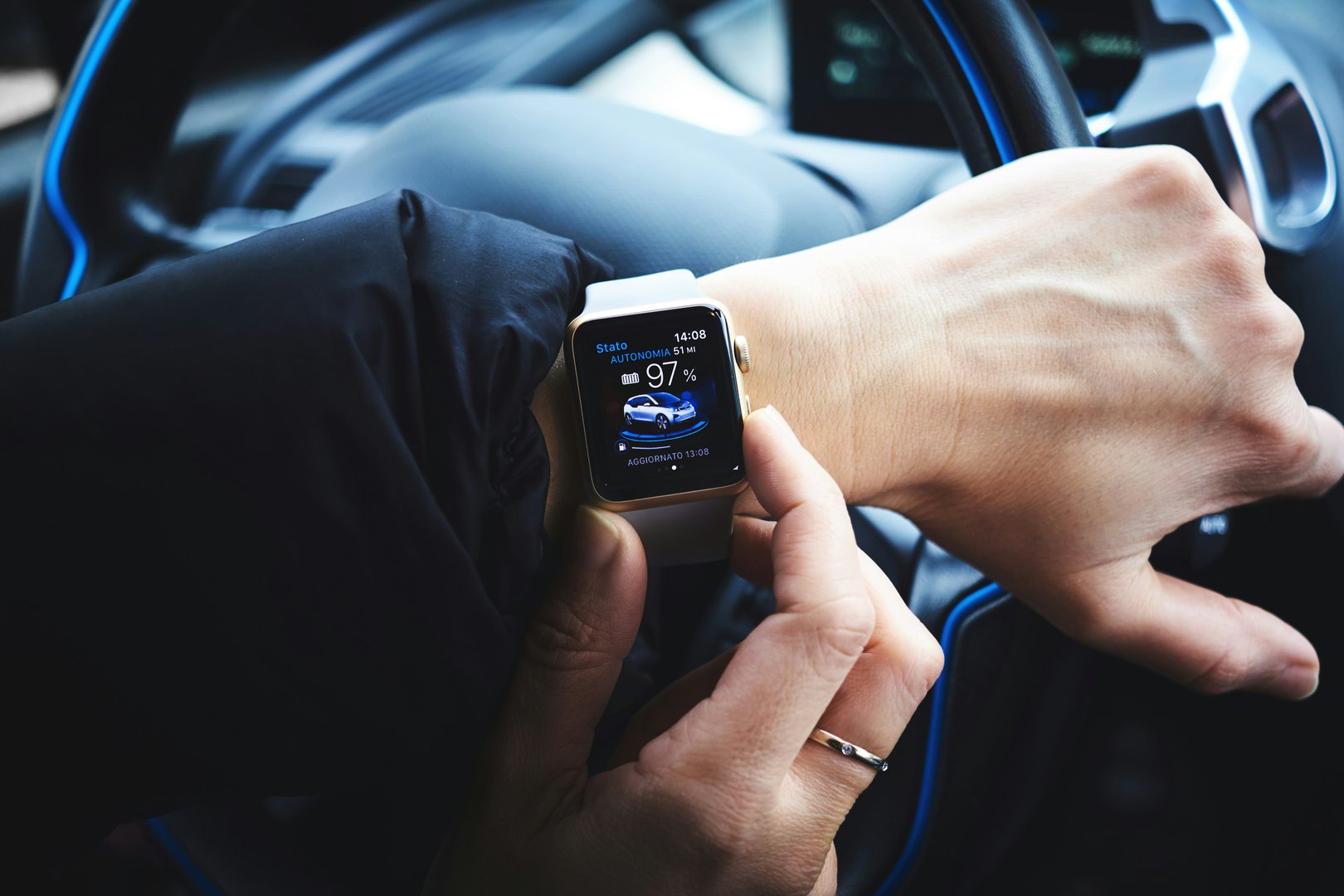 Apple Watch 上的汽车