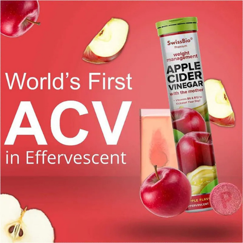 SwissBio Apple Cider Vinegar Effervescent Tablets
