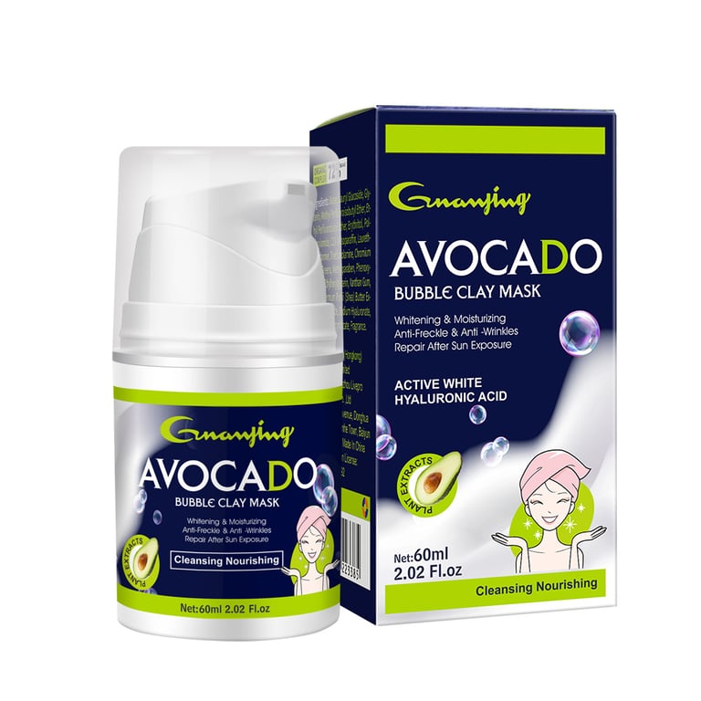 Avocado Bubble Clay Mask | 60ml - Image 4