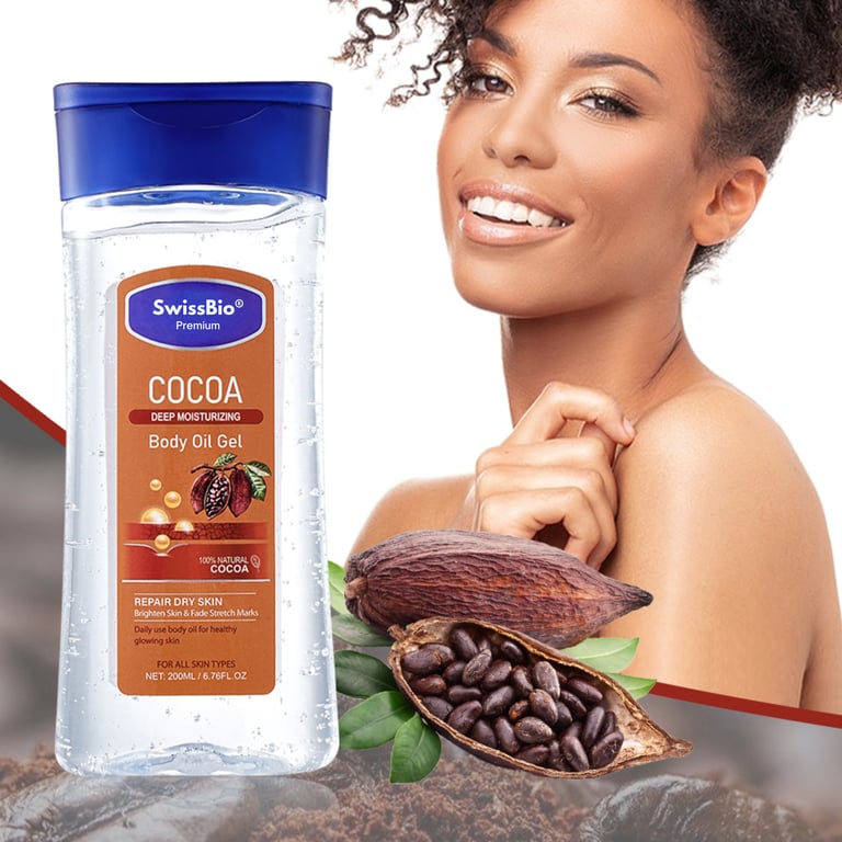 SwissBio Cocoa Body Oil Gel