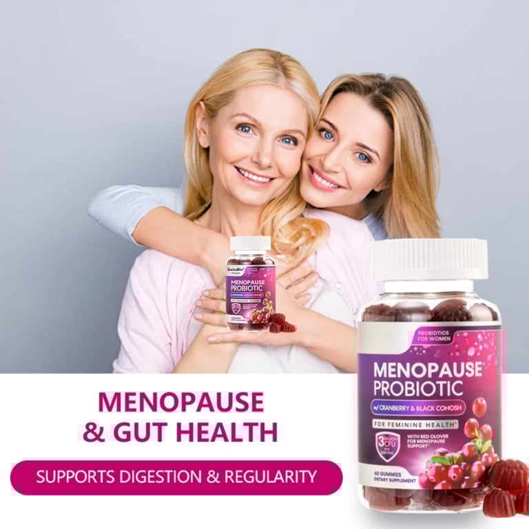 Menopause & Probiotic Combo for Women | 60 Gummies - Image 2