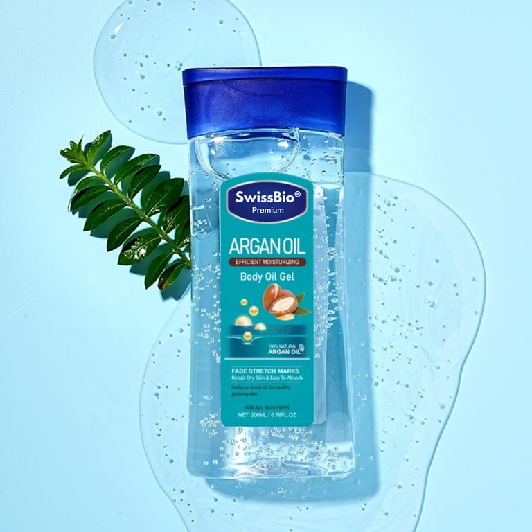 SwissBio Argan Oil Body Oil Gel | 200ml