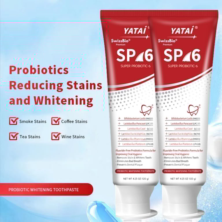 SwissBio SP6 Super Probiotic-6 Whitening Toothpaste - Image 4