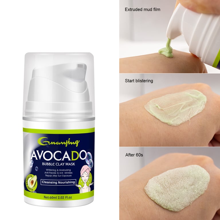 Avocado Bubble Clay Mask | 60ml - Image 1
