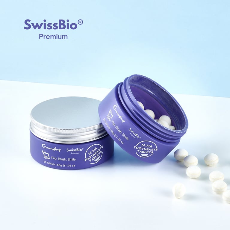 SwissBio N-HA Toothpaste Tablets