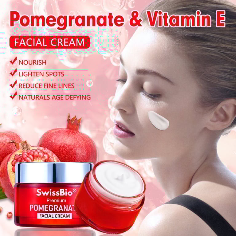 SwissBio Pomegranate & Vitamin E Facial Cream