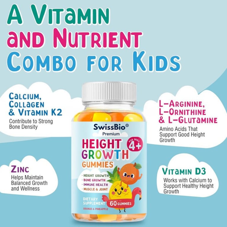 Height Growth 4+ Gummies - Image 1