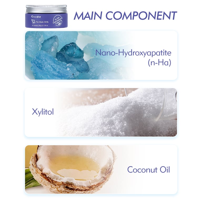 SwissBio N-HA Toothpaste Tablets - Image 3