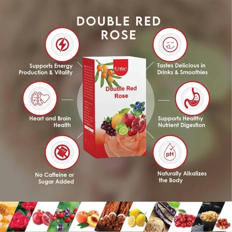 Double Red Rose