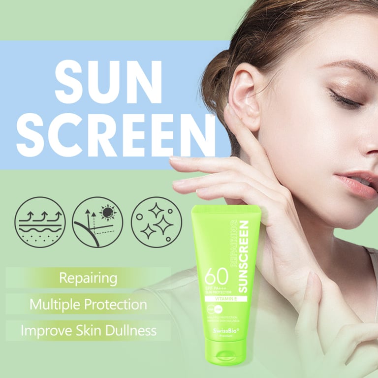 SwissBio Sunscreen with Vitamin E & Collagen - Image 2
