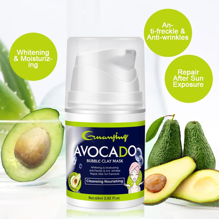 Avocado Bubble Clay Mask | 60ml - Image 3