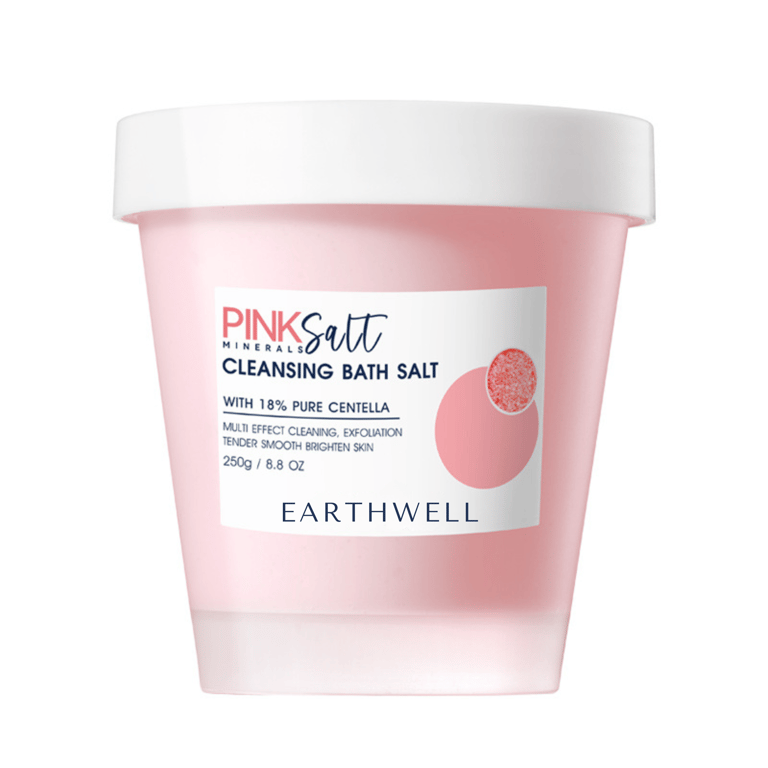 Earthwell PinkSalt Cleansing Bath Salt with 18% Centella