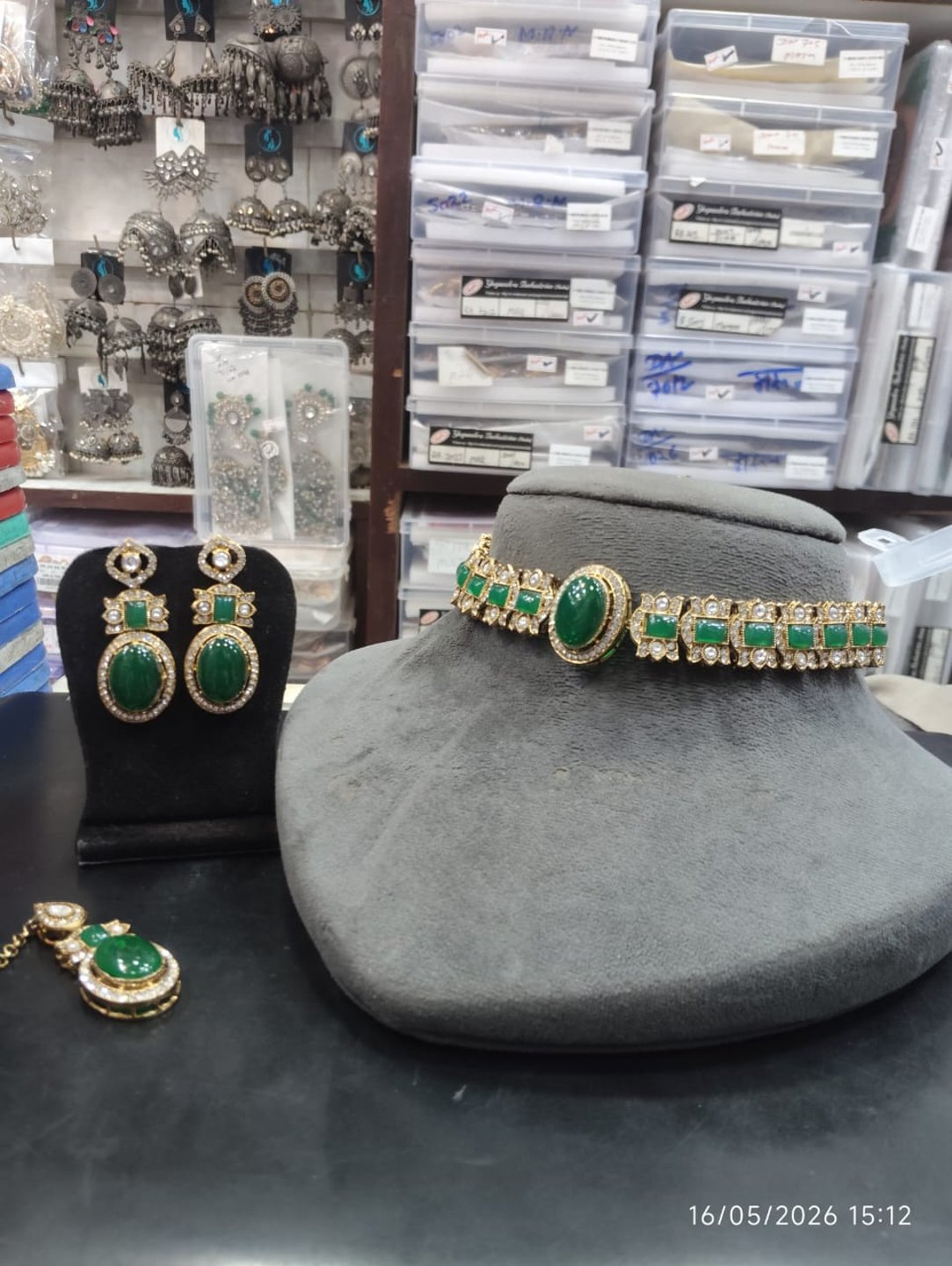 Bhoomi Party Wear Victorian Zircon Necklace Set