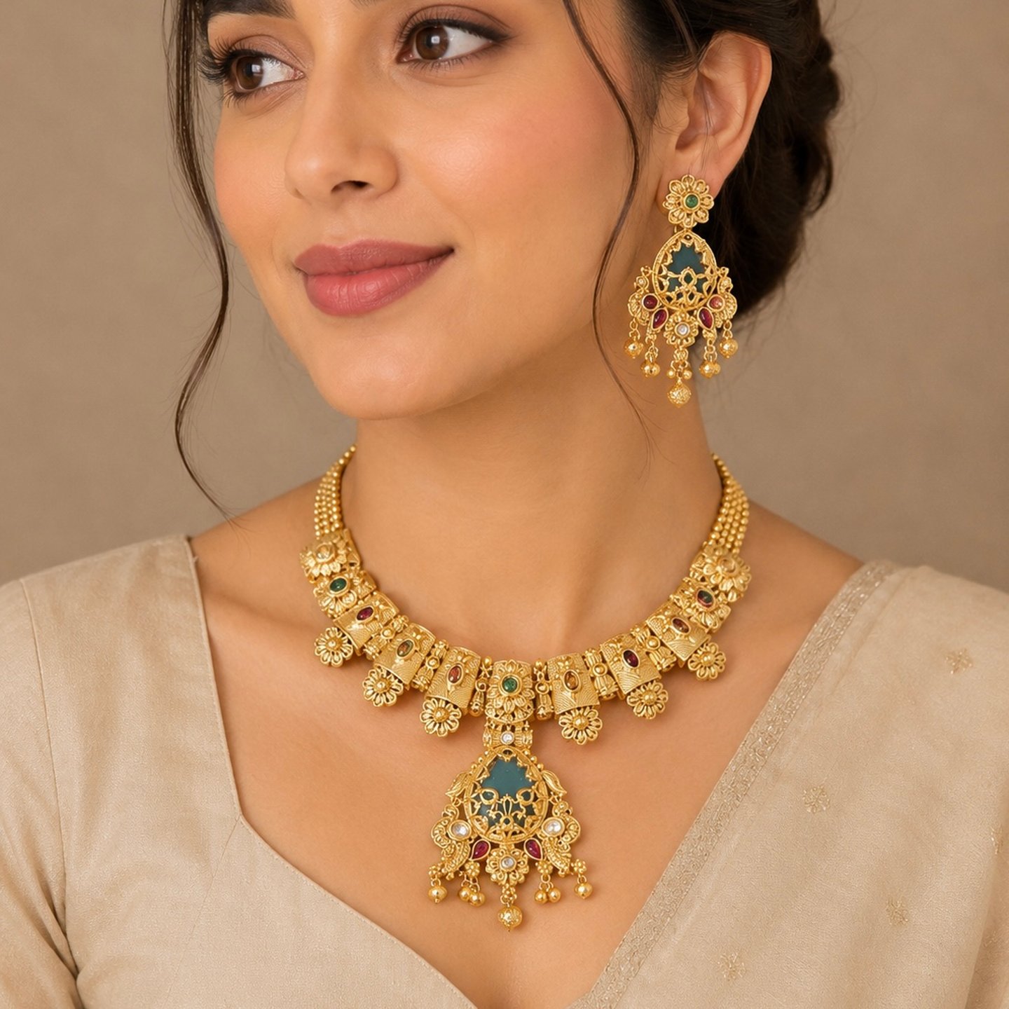 Trishika Heritage Jewellery Necklace Set