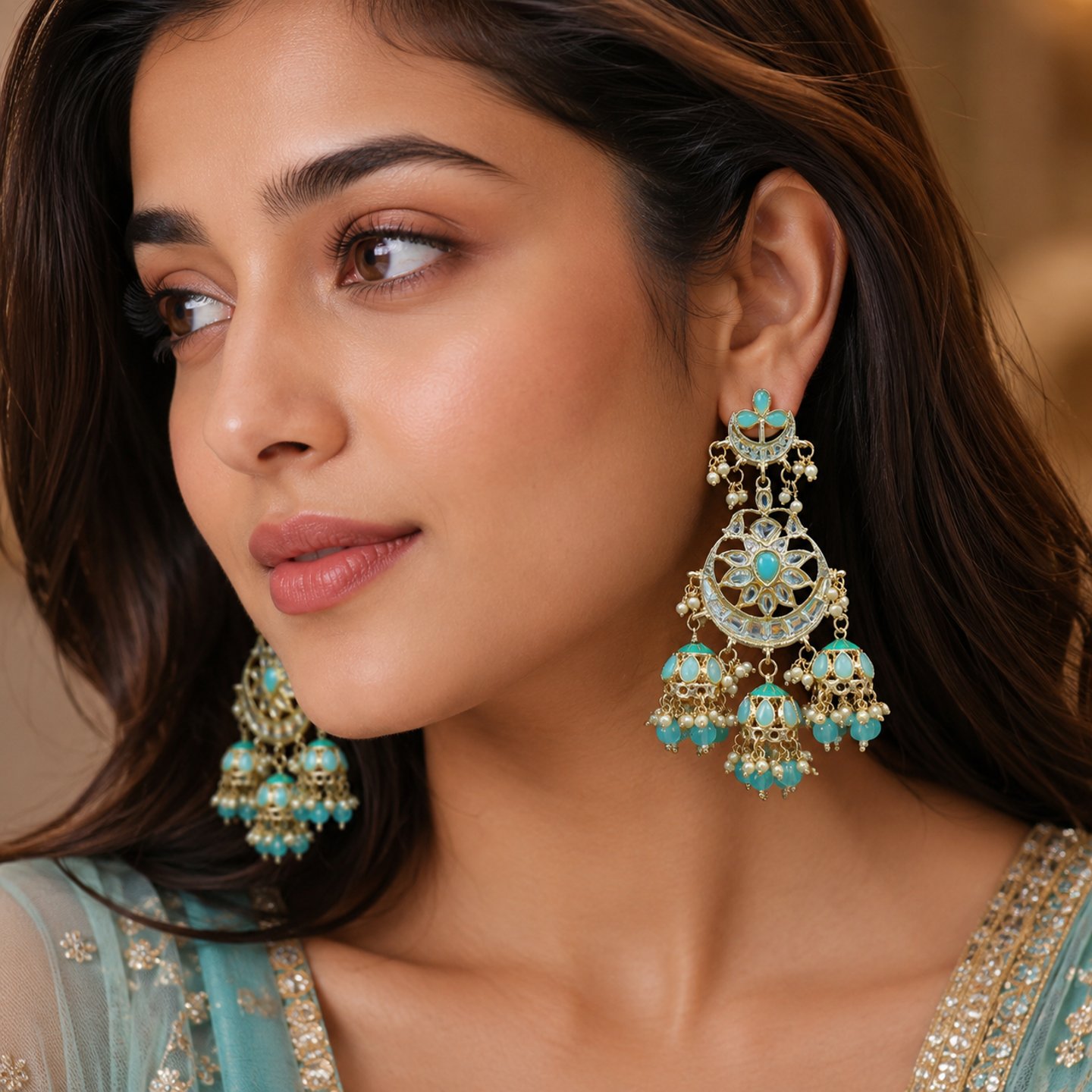 Saheli Kundan Earrings*