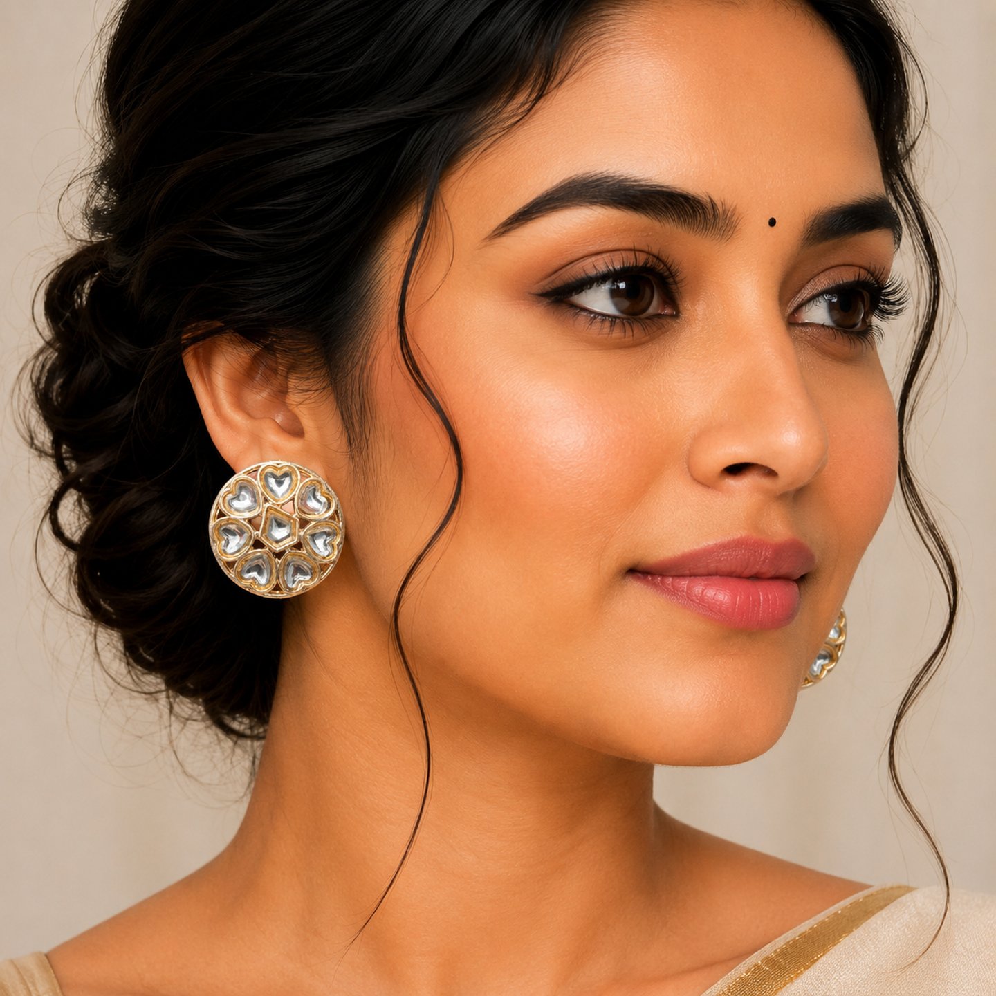 Himanshi Kundan Studs