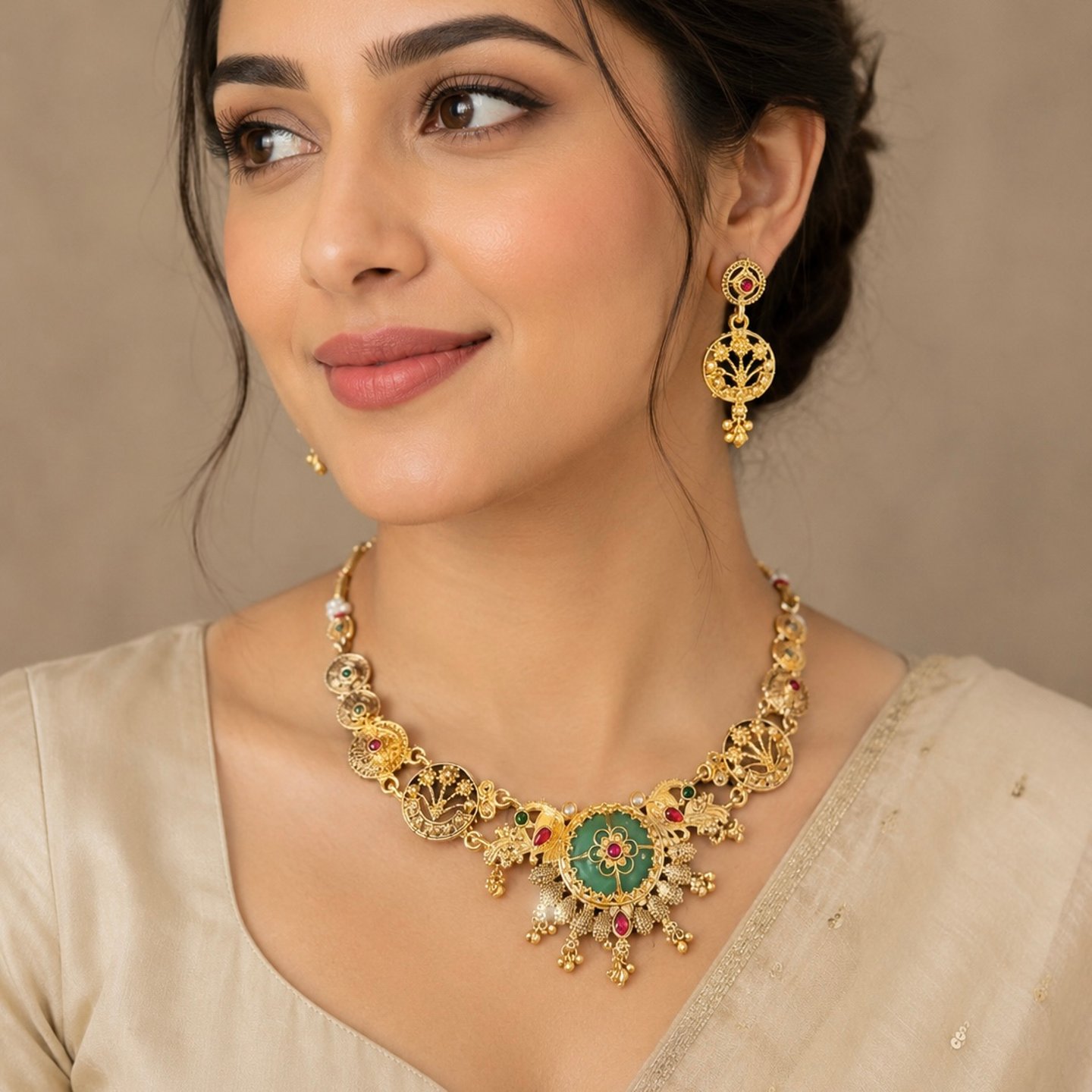 Niharika Heritage Jewellery Necklace Set