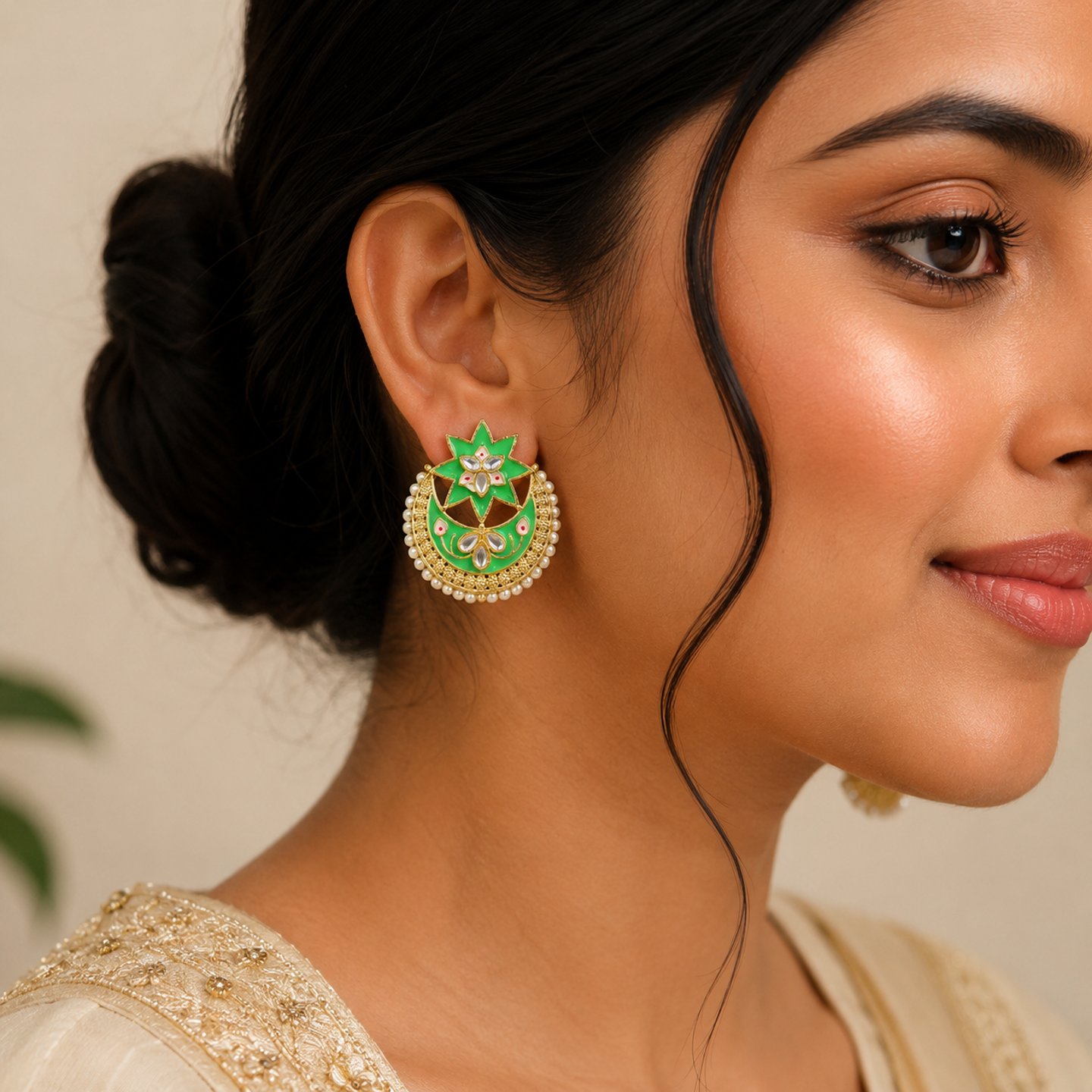 Ishita Meenakari Studs
