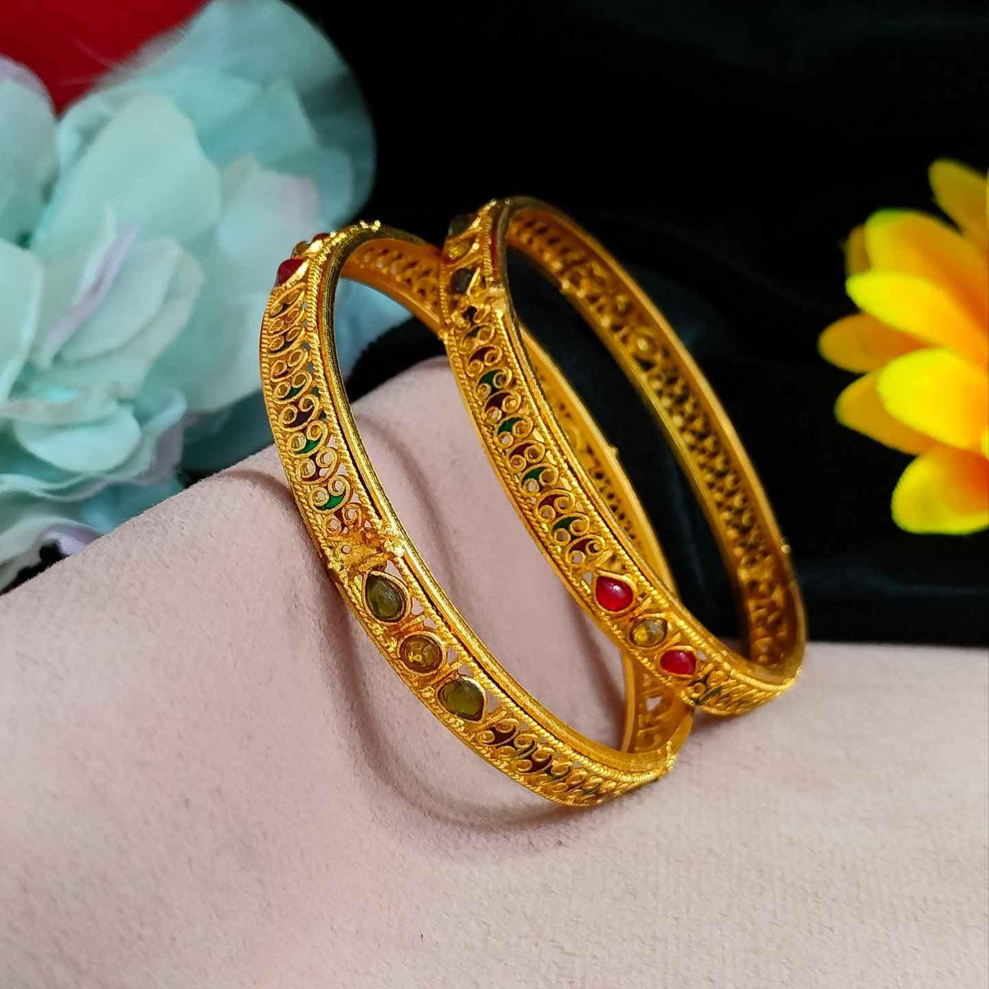 Kundan Bangles 20