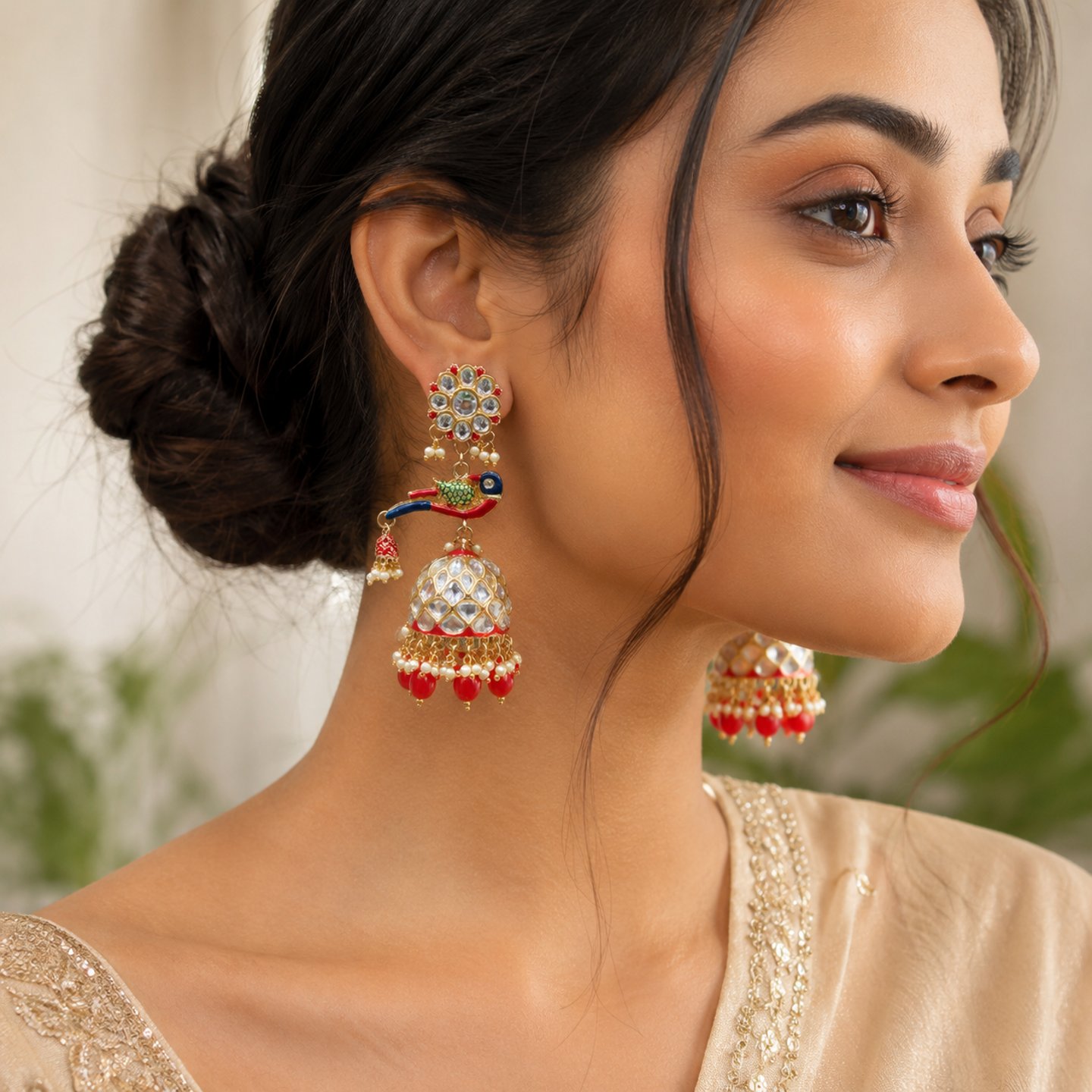 Kanishka Kundan Jhumka