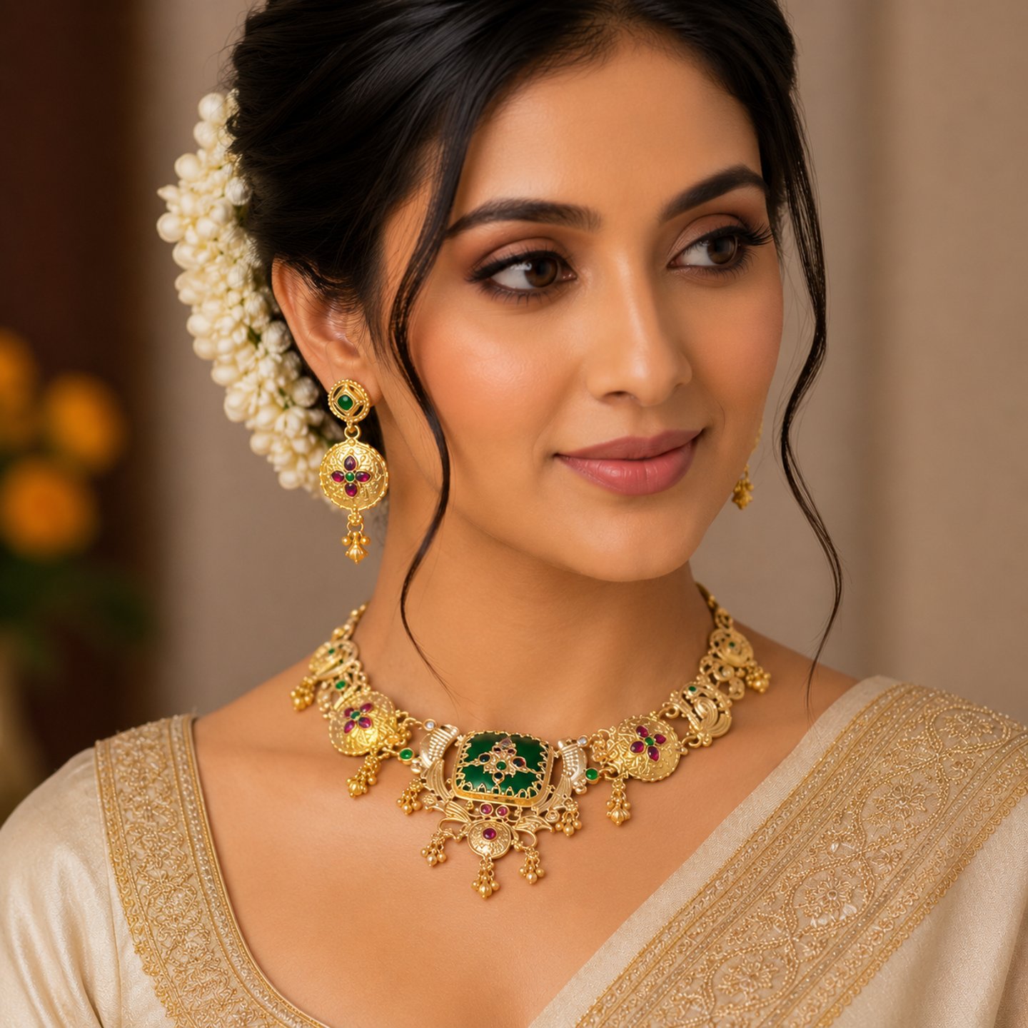 Shivika Heritage Jewellery Choker Set