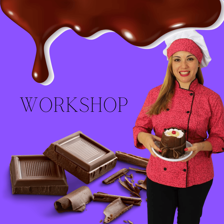 WORKSHOP - FAÇA O SEU PRÓPRIO CHOCOLATE PERSONALIZADO